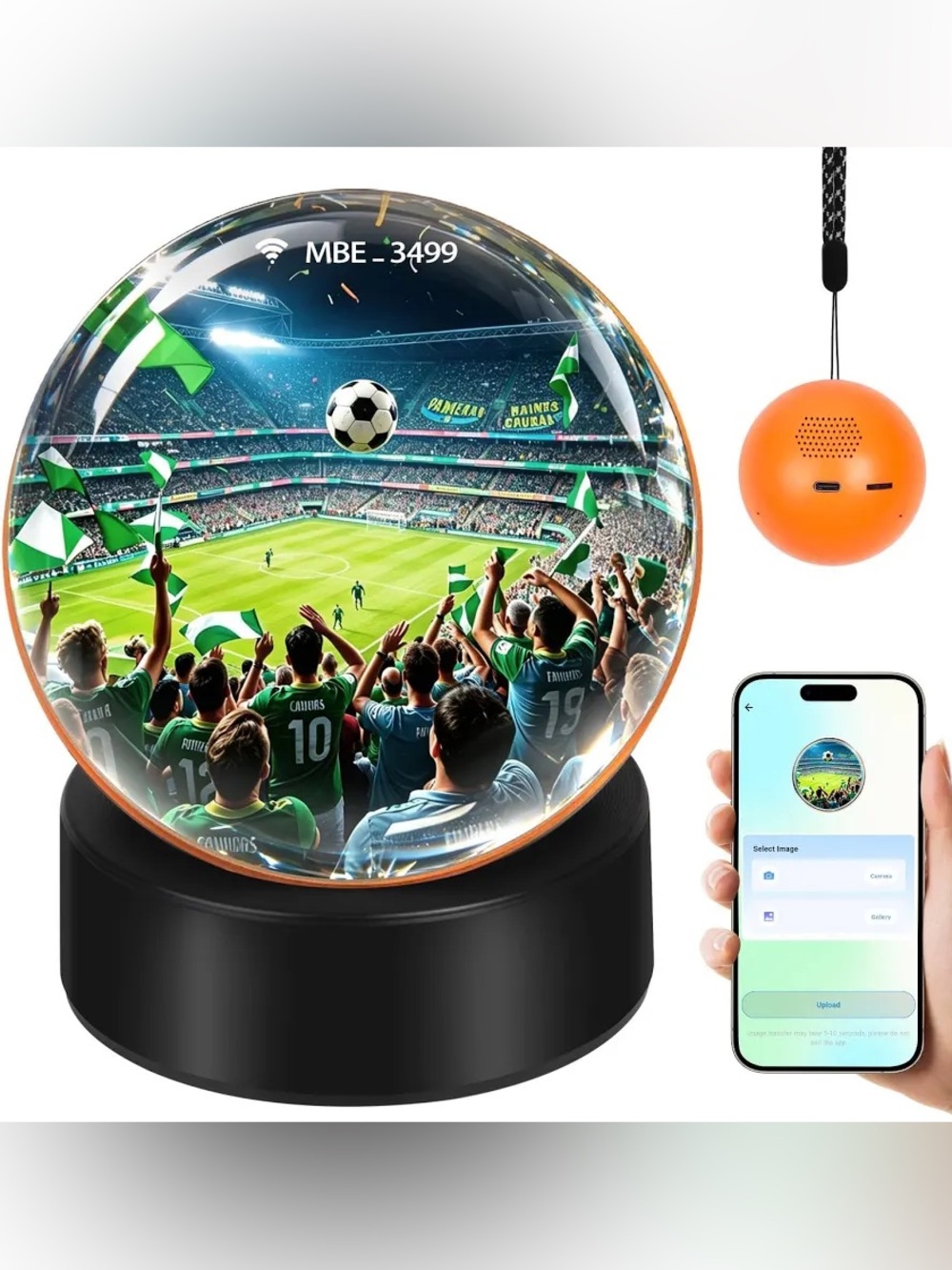 Wireless Smart Projector Globe - Electronic Crystal Ball
